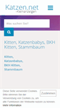 Mobile Screenshot of katzen-kleinanzeigen.net